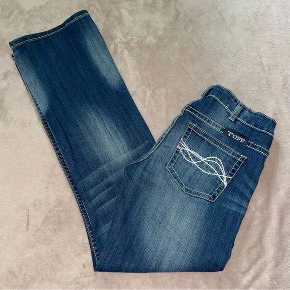 Cowgirl tuff co bootcut Jean W28/L32/1/2 - Picture 4 of 12